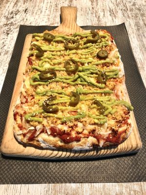 Pizza Mexicana.  at La Iguana  in Lloret De Mar