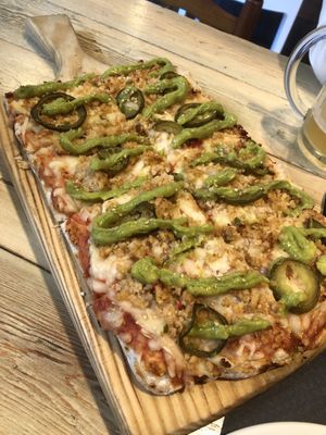 Pizza vegana mexicana  at La Iguana  in Lloret De Mar