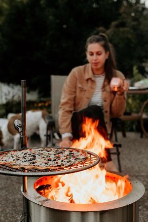 We took ours home and baked it over a fire. at Stone Arch Brew Pub in Appleton