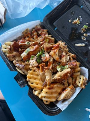 loaded fries   at Chi-Kin in Orlando