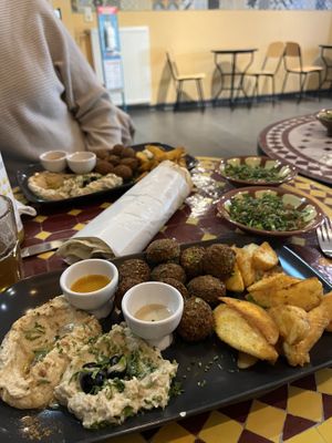 Falafel plate  at Zaituna in Neuss