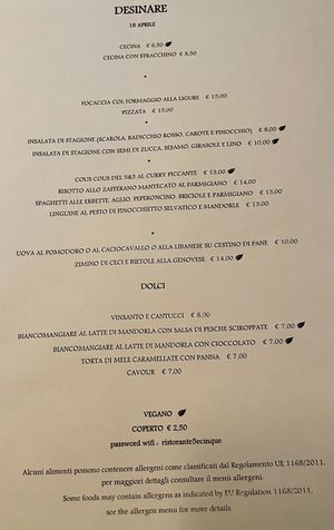   at 5 e Cinque in Florence