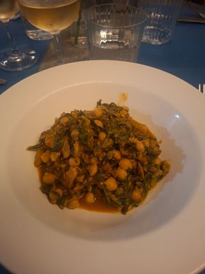 Chickpea zimino stew, super tasty! at 5 e Cinque in Florence