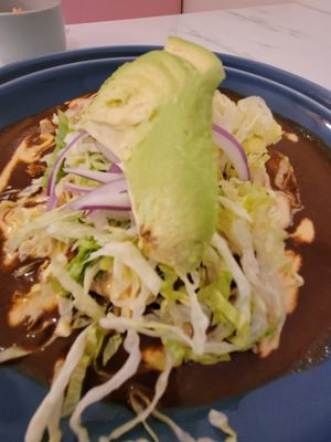 Enchiladas at Egg Plant in Tijuana