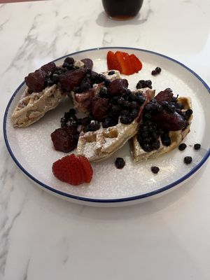 Waffles  at Egg Plant in Tijuana