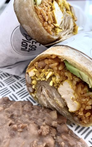 Breakfast Burrito! 😋  at Egg Plant in Tijuana