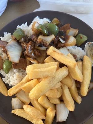 Chicken Satay and Boiled Rice   at Golden House in Sunderland