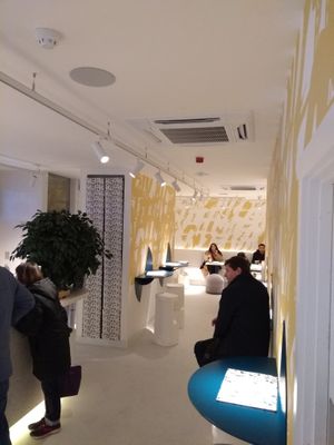 Interior at Criss Cross Croissants in London