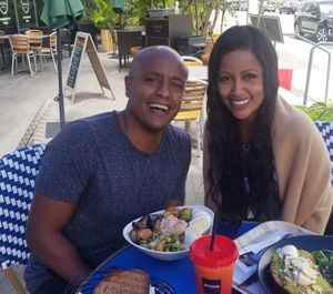 Salads are a full meal, and the avocado toast and shakshuka are breakfast/ lunch/ anytime joys at Aroma Espresso Bar in Miami