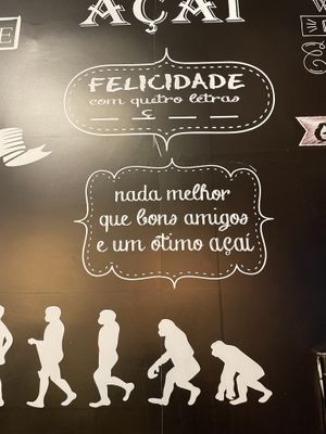 Nice sayings  at Rio Açai Gourmet in Rio De Janeiro
