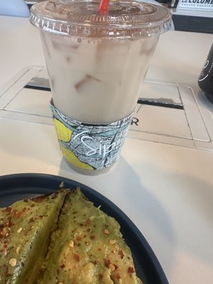 I got the almond milk chai  at SIP Coffee in Toledo