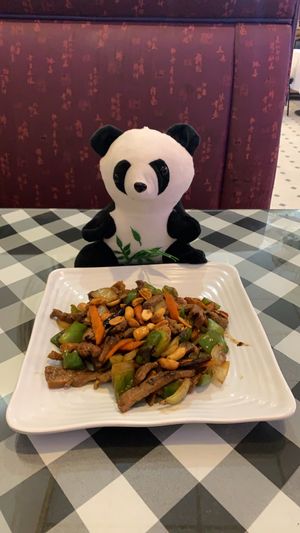 I loved the taste of there vegan Kung Pao chicken  at Panda Star in Highland