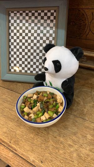 The tofu mapo is so good and tasty. at Panda Star in Highland