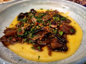 Mushroom ragu at Lucky Ducks in Aldinga