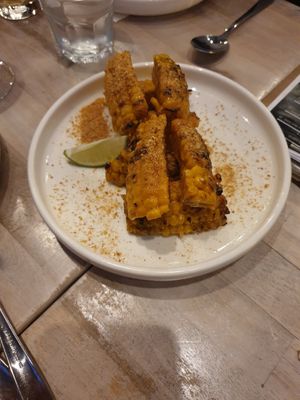 Corn ribs at Lucky Ducks in Aldinga