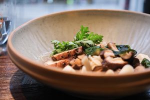 Healthy Korean Noodle Soup (Vegan) $208  at Orka in Hong Kong Island