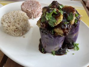 Eggplant miso  at Sylvia's in Cebu