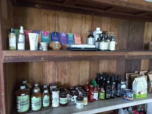 Products for sale at Ozark by Food4Thought in Chiang Mai