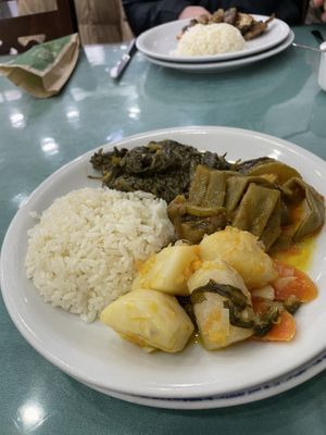 Veg plate   at Sefa in Istanbul