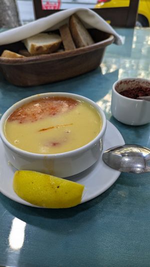Lentil soup at Sefa in Istanbul
