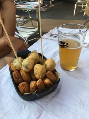 Fried stuff  at Garage Pub in Lecco