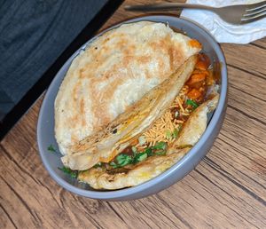 Desi sabzi tacos at 5Tara in Sheffield