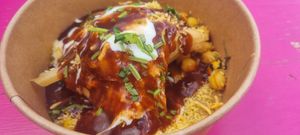 Samosa Chaat at 5Tara in Sheffield