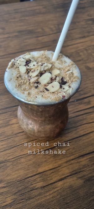 Spiced chai milkshake at 5Tara in Sheffield