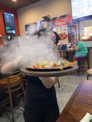 Delivered hot  at Bob G's Wings and Things in Sunrise