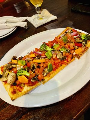 Veggie Flatbread  at Bob G's Wings and Things in Sunrise