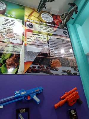 Menú at La Surferia in Algarrobo