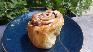 Amazing vegan cinnamon buns 😍 at Herr Liebig Kaffeehaus in Dortmund