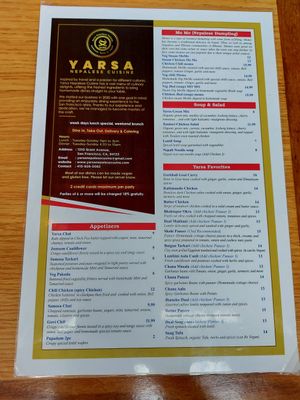  at Yarsa Nepalese Cuisine in San Francisco