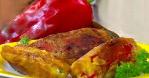 Chile dulce relleno con queso
Sweet Chile stuffed with cheese at D'mi Tierra Comida típica in La Fortuna