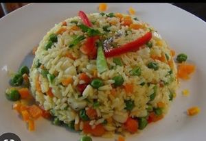 Arroz jardinero  at D'mi Tierra Comida típica in La Fortuna