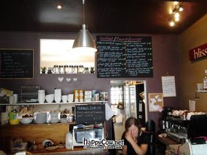At the counter. at Food Garden Vegetarian Cafe in Tauranga