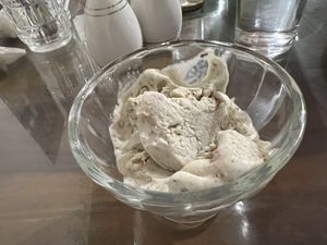 Paan flavored vegan ice cream!  at The Viridian Plate in Chennai