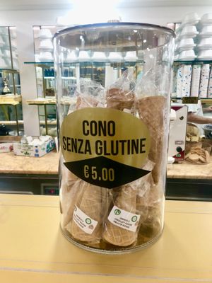 Vegan cone  at Il Gelatone in Rome