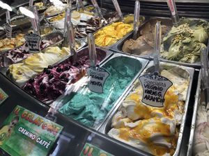 Lots of vegan choices! at Il Gelatone in Rome