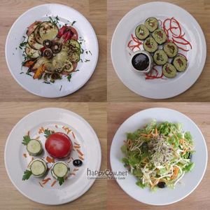 food at Cabra at Cabra Natural Foods and Bar in Sofia