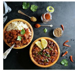 Rajma Chawal at Shreeji Foods in Tokyo