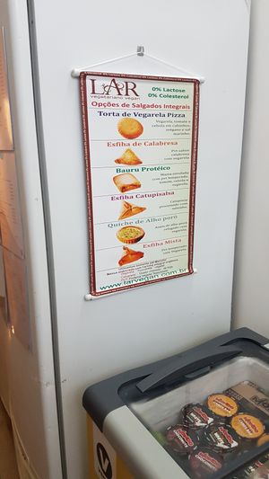 Frozen food at Loving Hut - Saúde in Sao Paulo