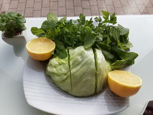 Veggies at Oses Çiğ Köfte in Kaiserslautern