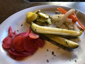 pickle plate at Green Truck Pub in Savannah
