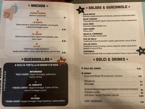 Menu list 3 #Veganuary at Britos in Milan