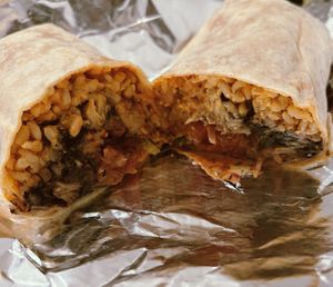 Burrito La Cruz (vegan chicken)  at Britos in Milan