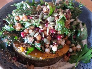 Pumpkin salad at Tollgate Hotel in Parramatta