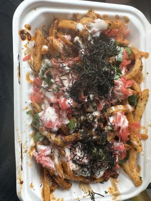 Hot Oki fries 🔥🔥🔥🔥  at Super Crisp in Detroit