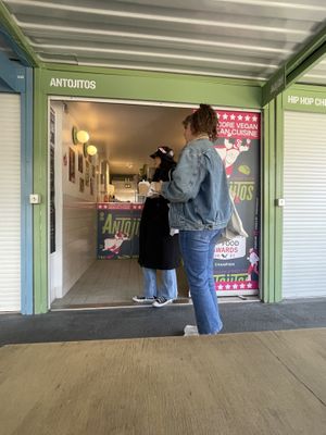 Stall exterior  at Antojitos in North West London