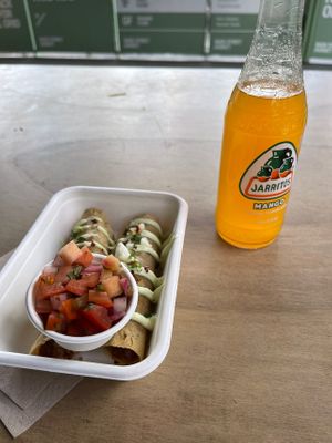 Taquitos con fauxrizo   at Antojitos in North West London